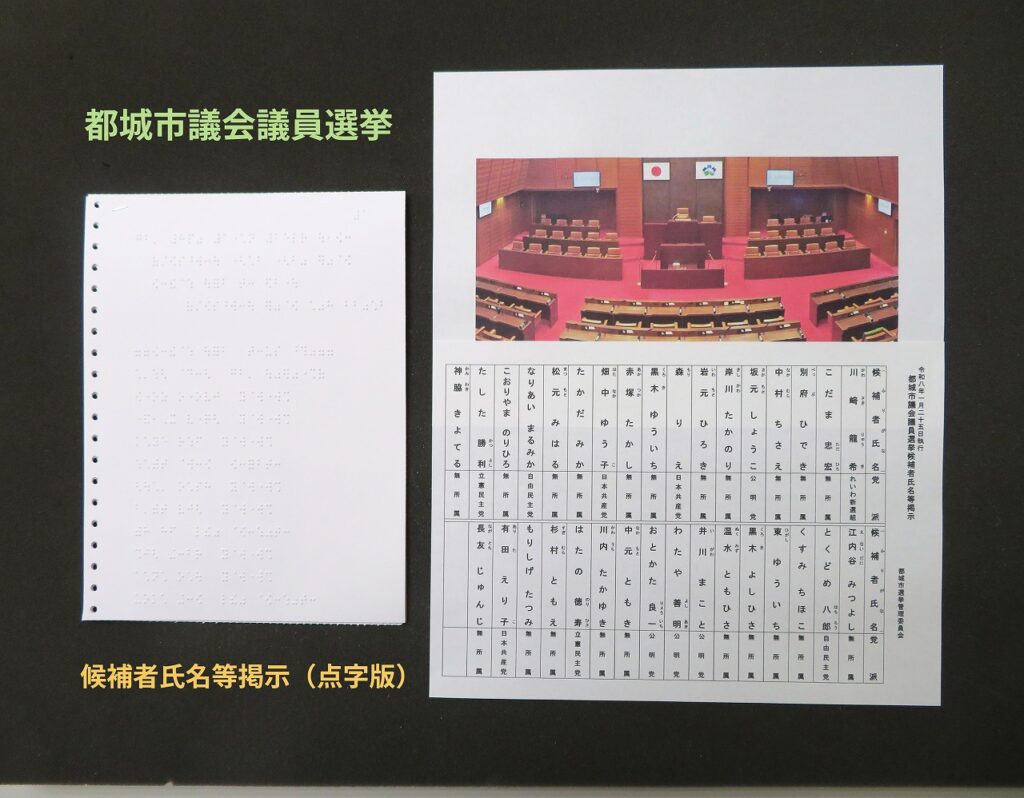 【市議選・候補者氏名のご確認にお使いください】